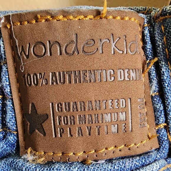 Wonder Kids Baby Girls Denim Jean Raw Hem Skirt Embroidered Icecream Size 12M - Picture 5 of 9